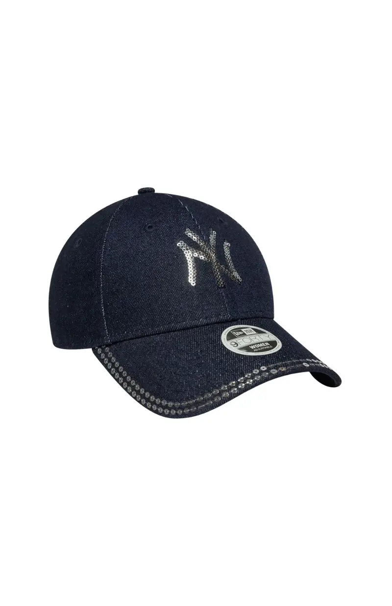 9 FORTY PAILLETTES DENIM DARK BLUE - Accessori - NEW ERA