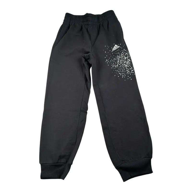 Adidas Pantalone Tuta tinta unita Nero per Bambina