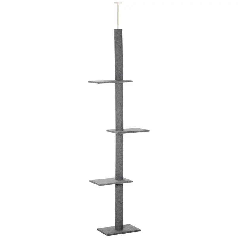Albero Tiragraffi Gatti 4 Livelli con Altezza Regolabile