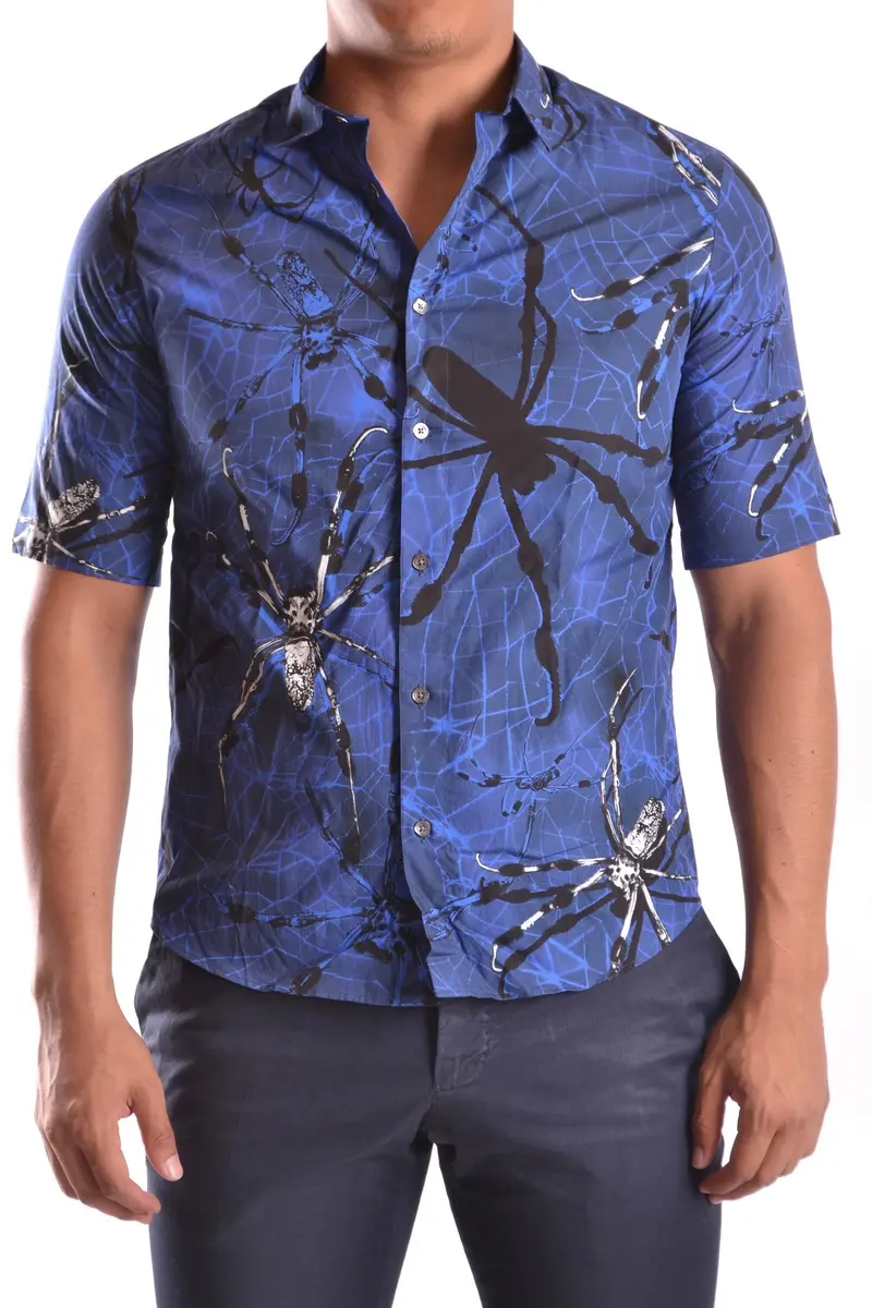 Alexander Mcqueen Camicia Uomo Alexander Mcqueen b_25752 blue blue
