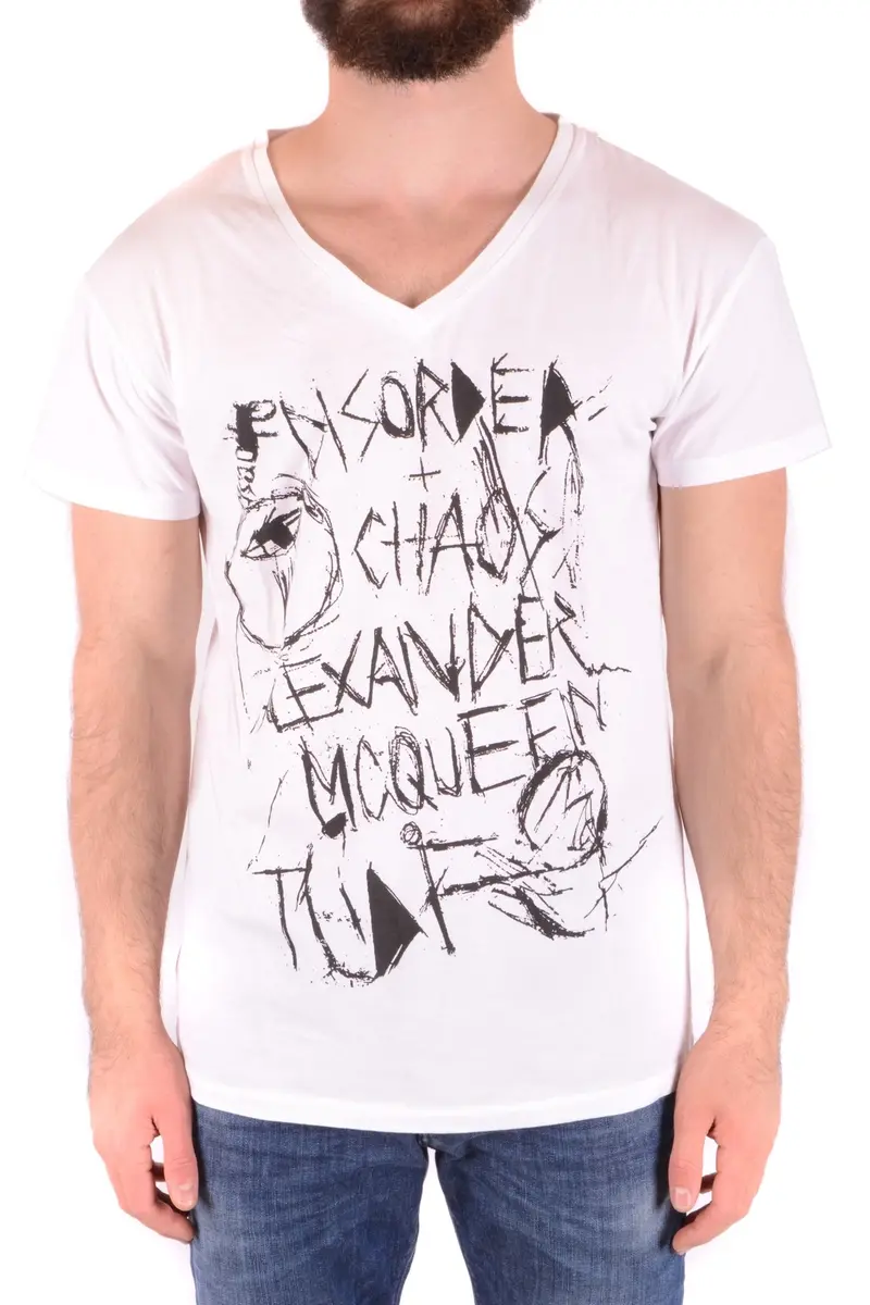 Alexander Mcqueen T-Shirt Uomo Alexander Mcqueen b_36832 white  white