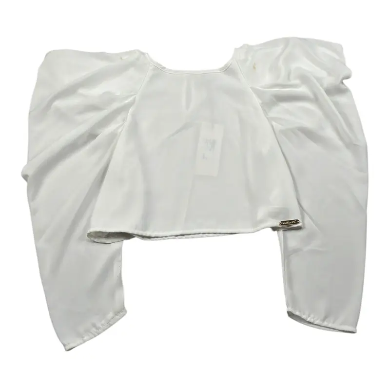 Alice Pi Camicia Manica Lunga tinta unita Bianco per Bambina
