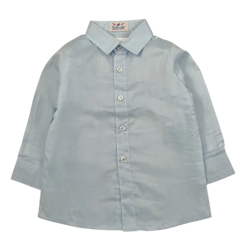 Ambaraba' Camicia tinta unita Azzurro per Neonato