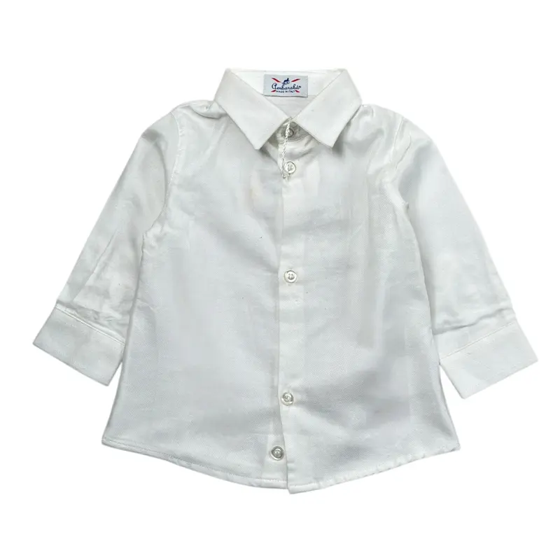 Ambaraba' Camicia tinta unita Bianco per Neonato