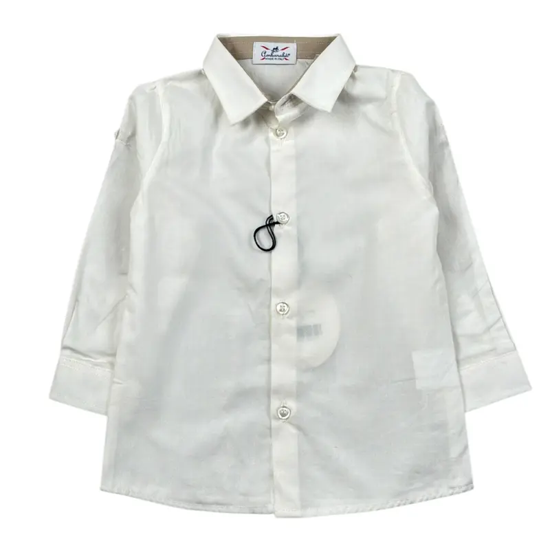 Ambaraba' Camicia tinta unita Bianco per Neonato