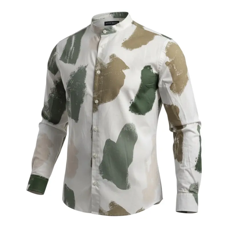 Antony Morato Camicia tinta unita con Stampa Bianco per Bambino