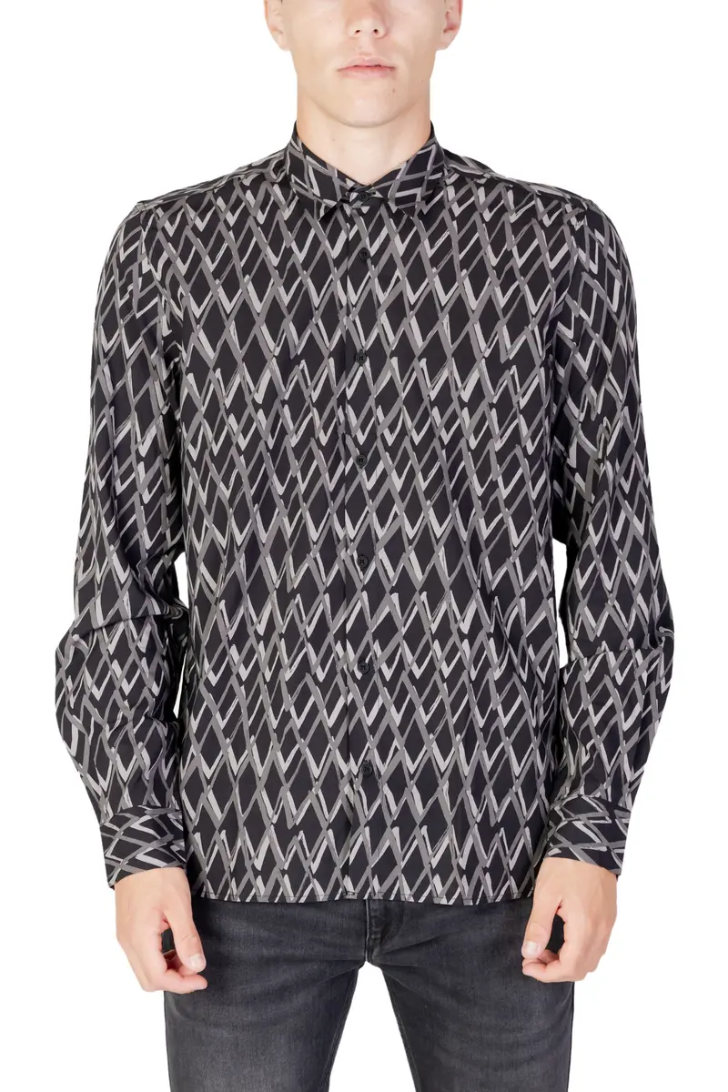Antony Morato Camicia Uomo Antony Morato MMSL00614-FA430565 black Nero