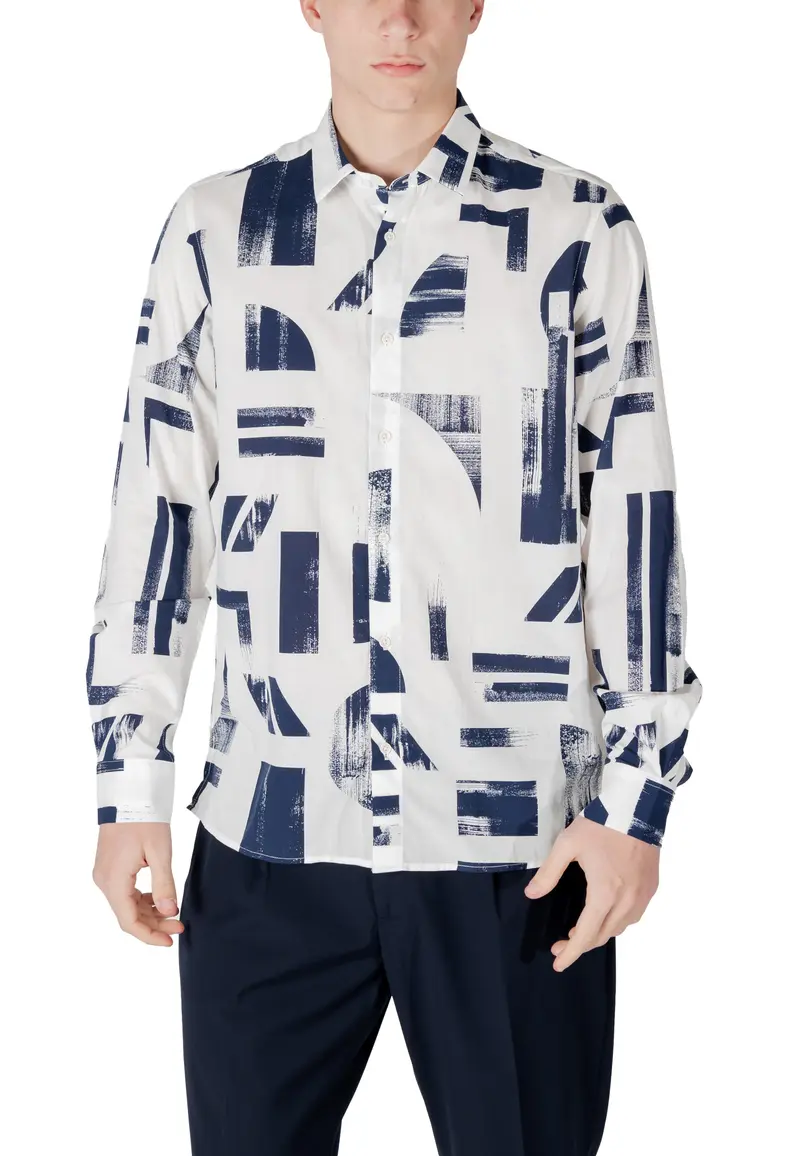 Antony Morato Camicia Uomo Antony Morato MMSL00614-FA430642 blue Blu
