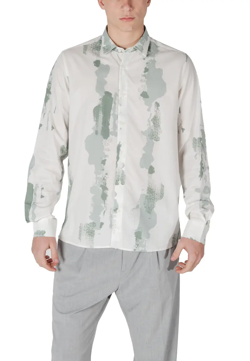 Antony Morato Camicia Uomo Antony Morato MMSL00614-FA430644 green Verde