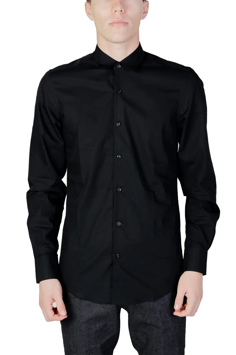 Antony Morato Camicia Uomo Antony Morato MMSL00628-FA400078 black Nero