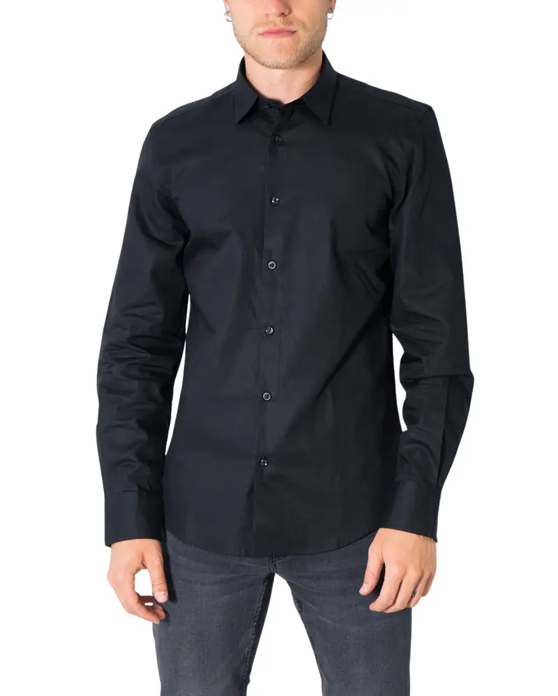 Antony Morato Camicia Uomo Antony Morato MMSL00628-FA400079 black Nero