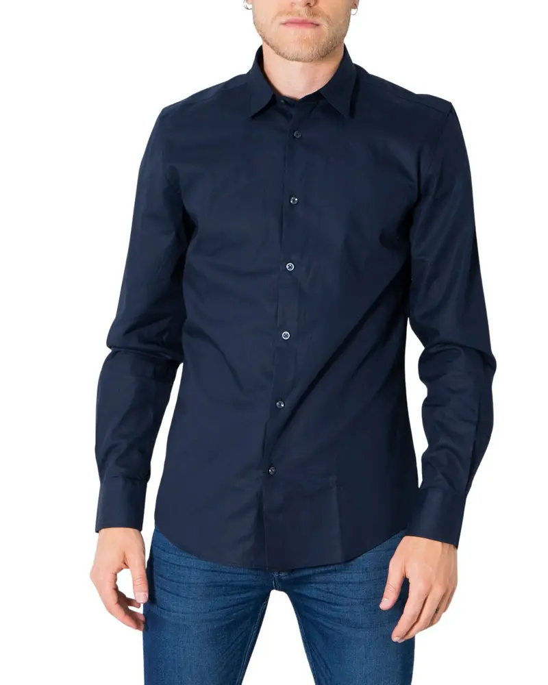 Antony Morato Camicia Uomo Antony Morato MMSL00628-FA400079 blue Blu