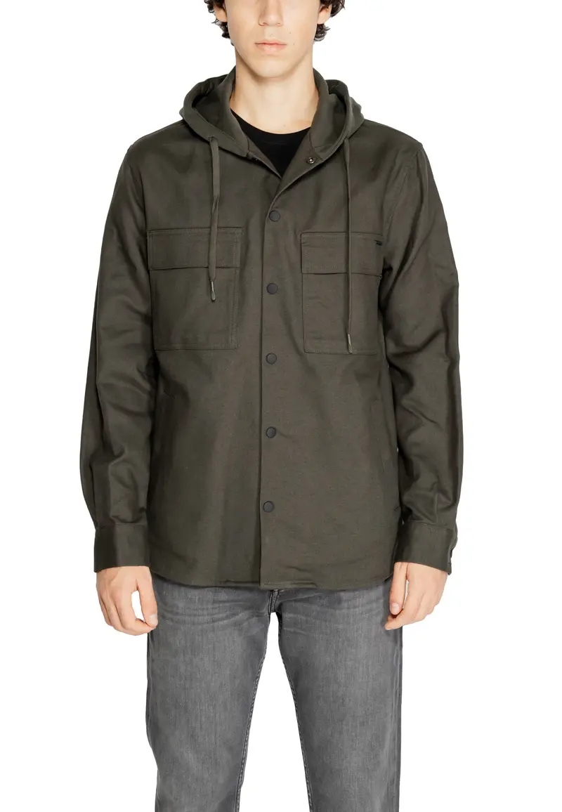 Antony Morato Camicia Uomo Antony Morato MMSL00658-FA400096 green