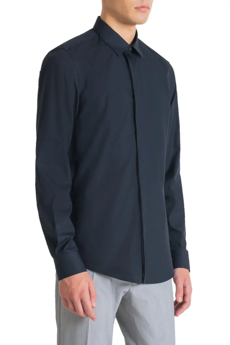 Antony Morato Camicia Uomo Antony Morato MMSL00691-FA400078 blue Blu