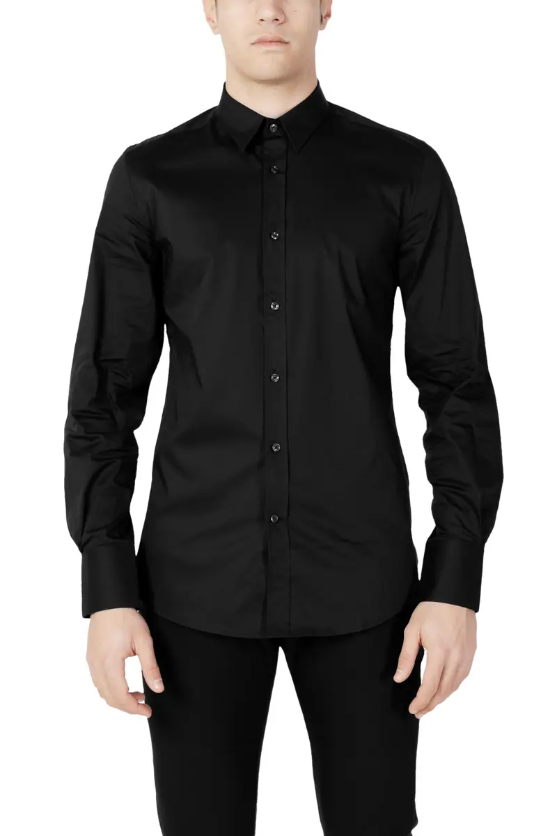 Antony Morato Camicia Uomo Antony Morato MMSL00694-FA450010 black Nero