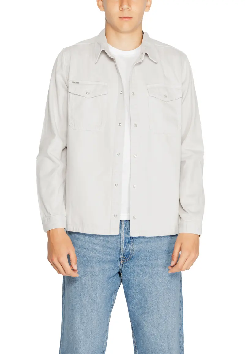 Antony Morato Camicia Uomo Antony Morato MMSL00725-FA700133 grey Grigio