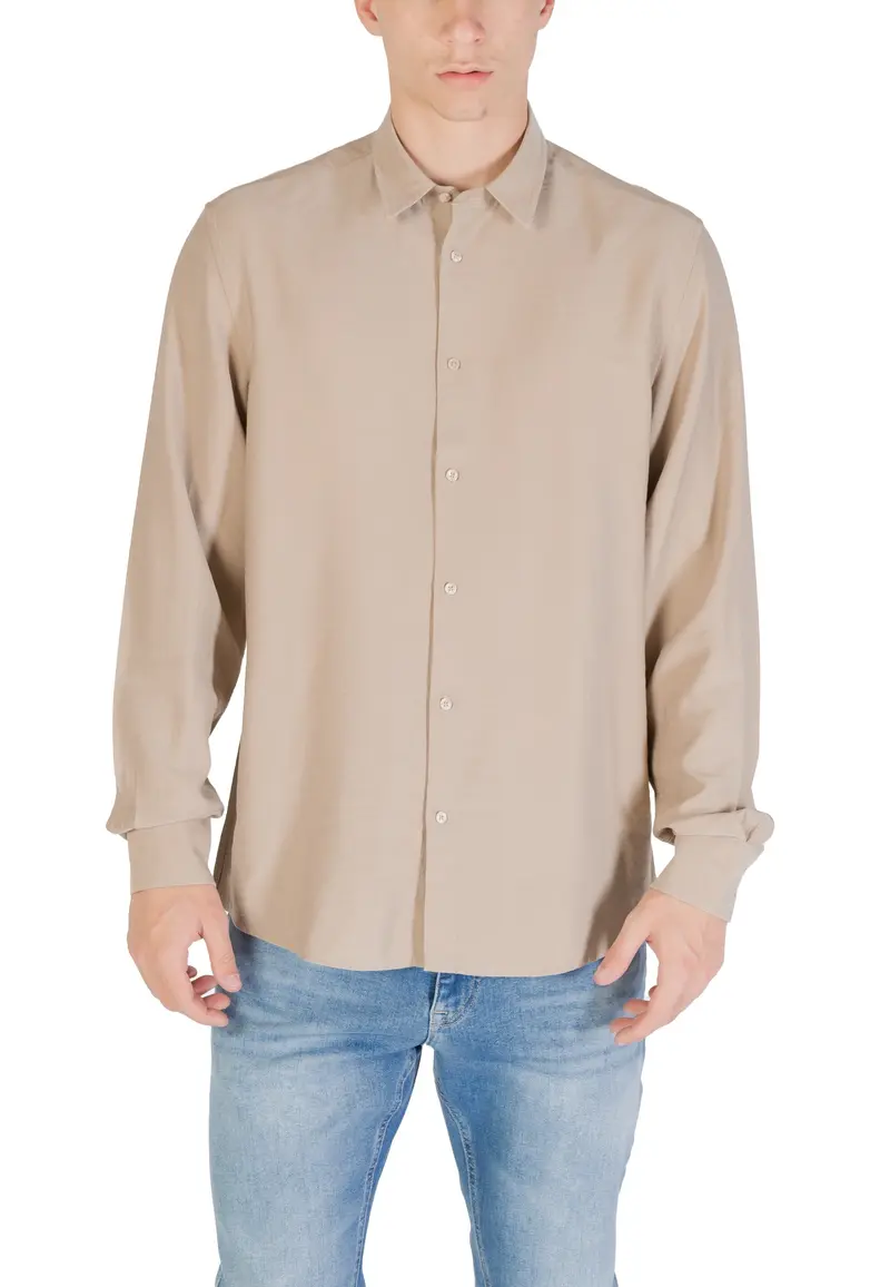 Antony Morato Camicia Uomo Antony Morato MMSL00752-FA400082 beige beige