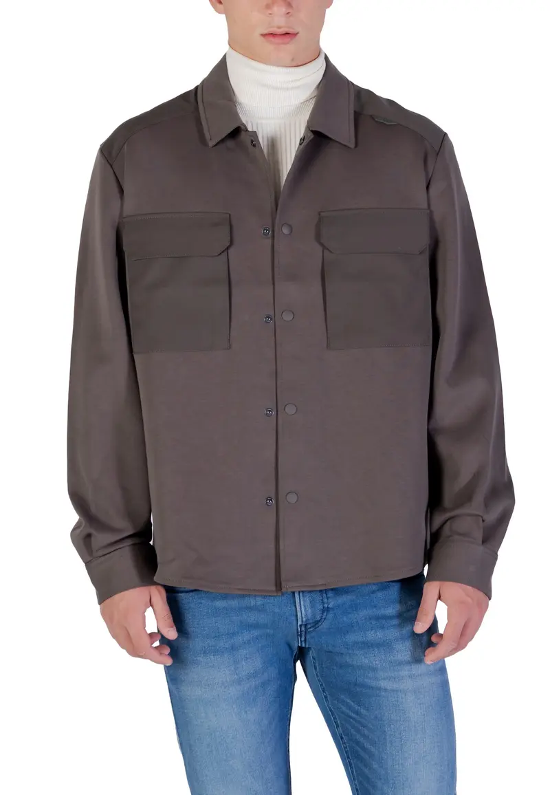 Antony Morato Camicia Uomo Antony Morato MMSL00771-FA150168 green green