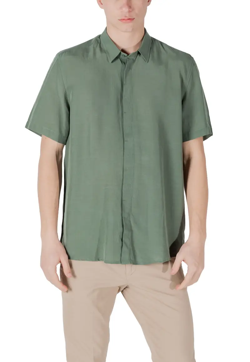 Antony Morato Camicia Uomo Antony Morato MMSS00194-FA400094 green