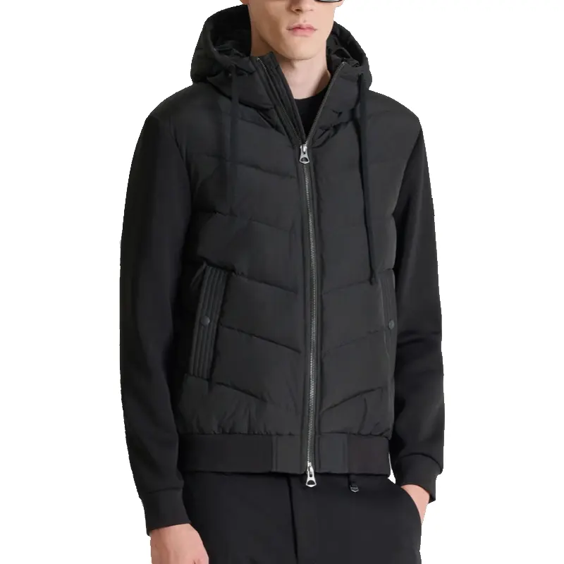 Antony Morato Slim Fit Coat in Padded Hoodie Uomo
