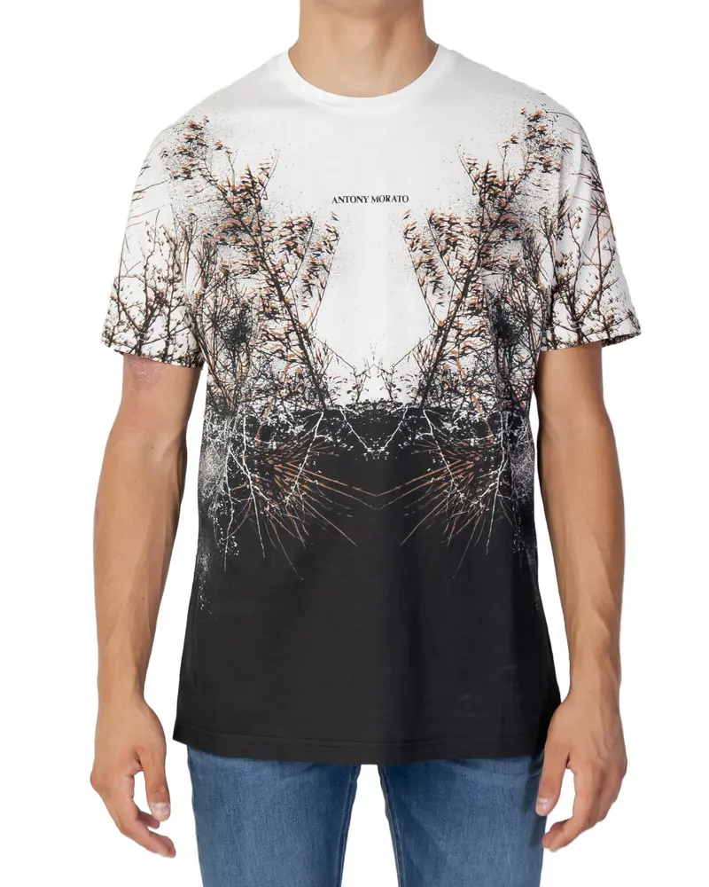 Antony Morato T-Shirt Uomo Antony Morato MMKS02197-FA100227 white  Bianco