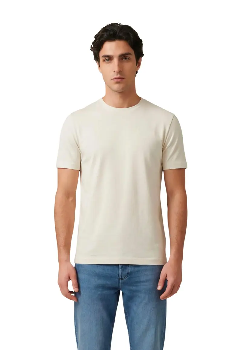 Antony Morato T-Shirt Uomo Antony Morato MMKS02629-FA100253 beige beige