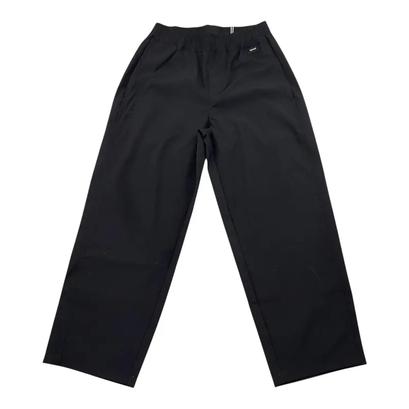 Aspesi Pantalone tinta unita con Elastico In Vita Nero per Bambino