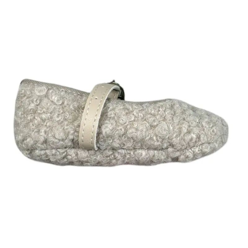 Baby Vip Ballerina tinta unita Fango per Neonata