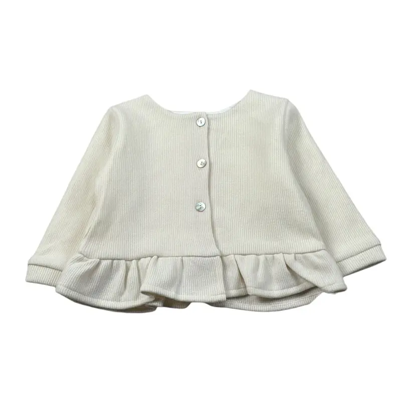 Baby Vip Cardigan tinta unita Panna per Neonata