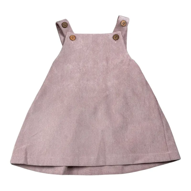Babyvip Salopette Modello Abito tinta unita Rosa per Neonata