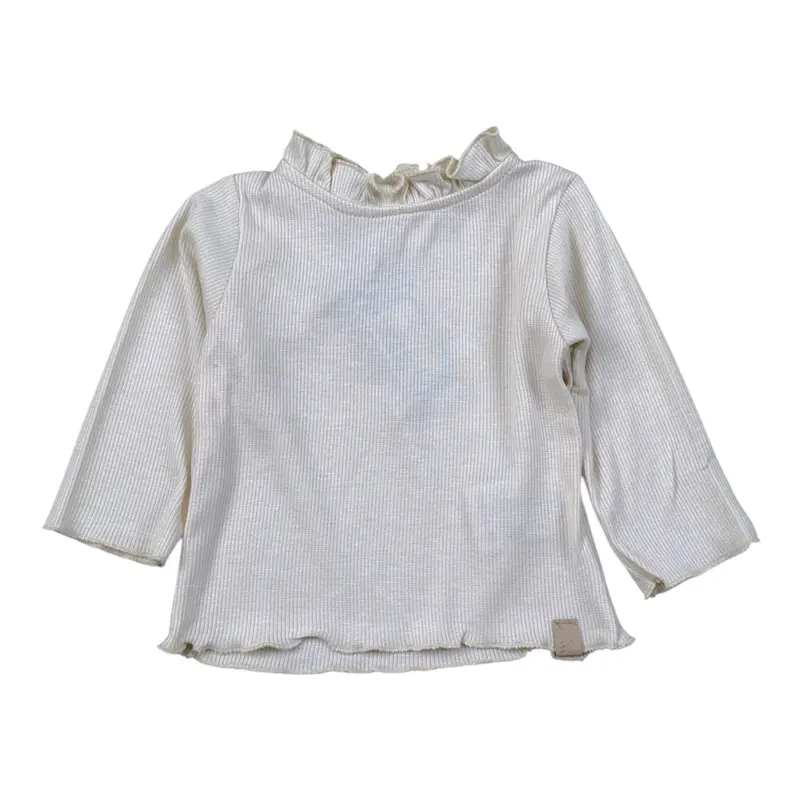 Bamboom+Babies Shirt Girocollo tinta unita Panna per Neonata