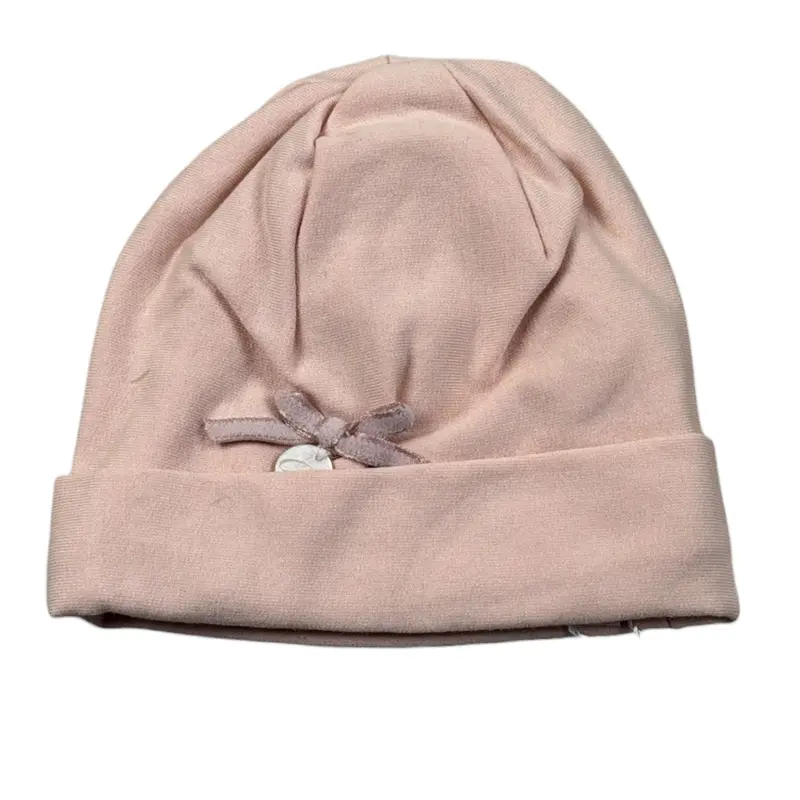 Barcellino Cappello tinta unita Rosa per Neonata