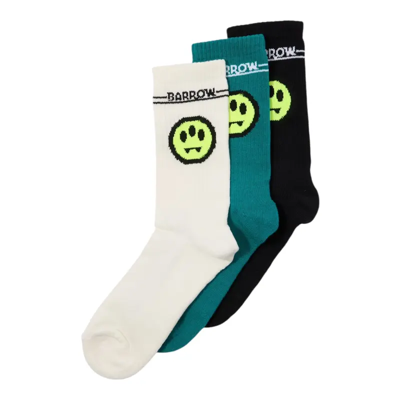 Barrow Kids Set 3 Paia Calzini Multicolor per Bambino