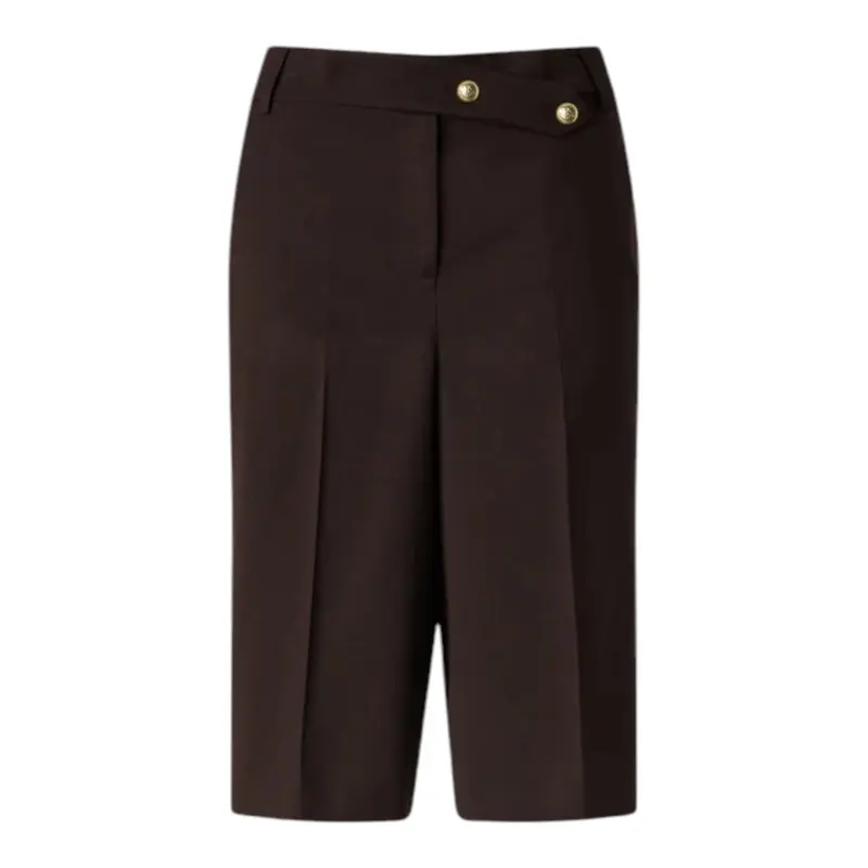 Bermuda Donna in misto lana stretch