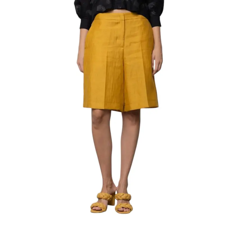 Bermuda donna in misto lino