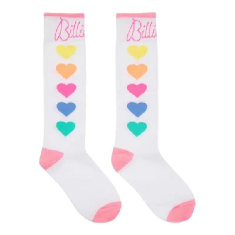 Billieblush Calzini tinta unita con Stampe Bianco per Bambina