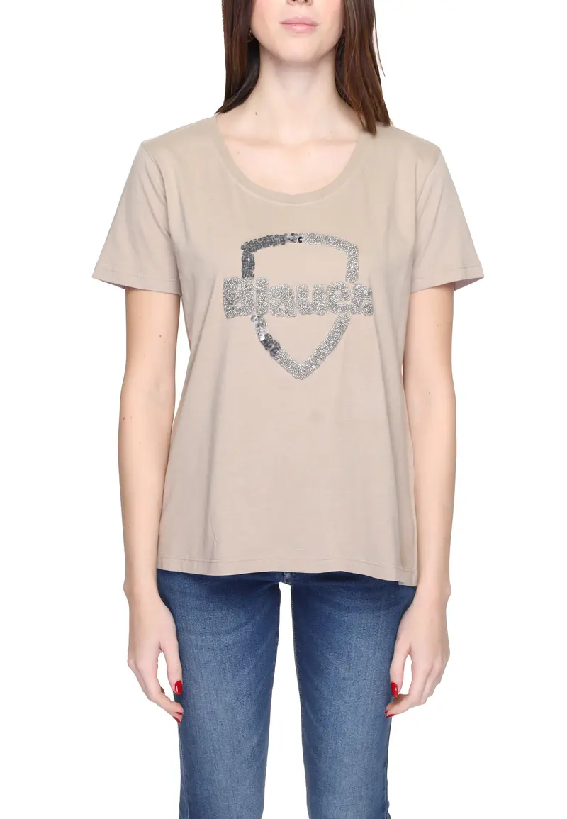 Blauer T-Shirt Donna Blauer 24SBLDH02383 beige  Beige