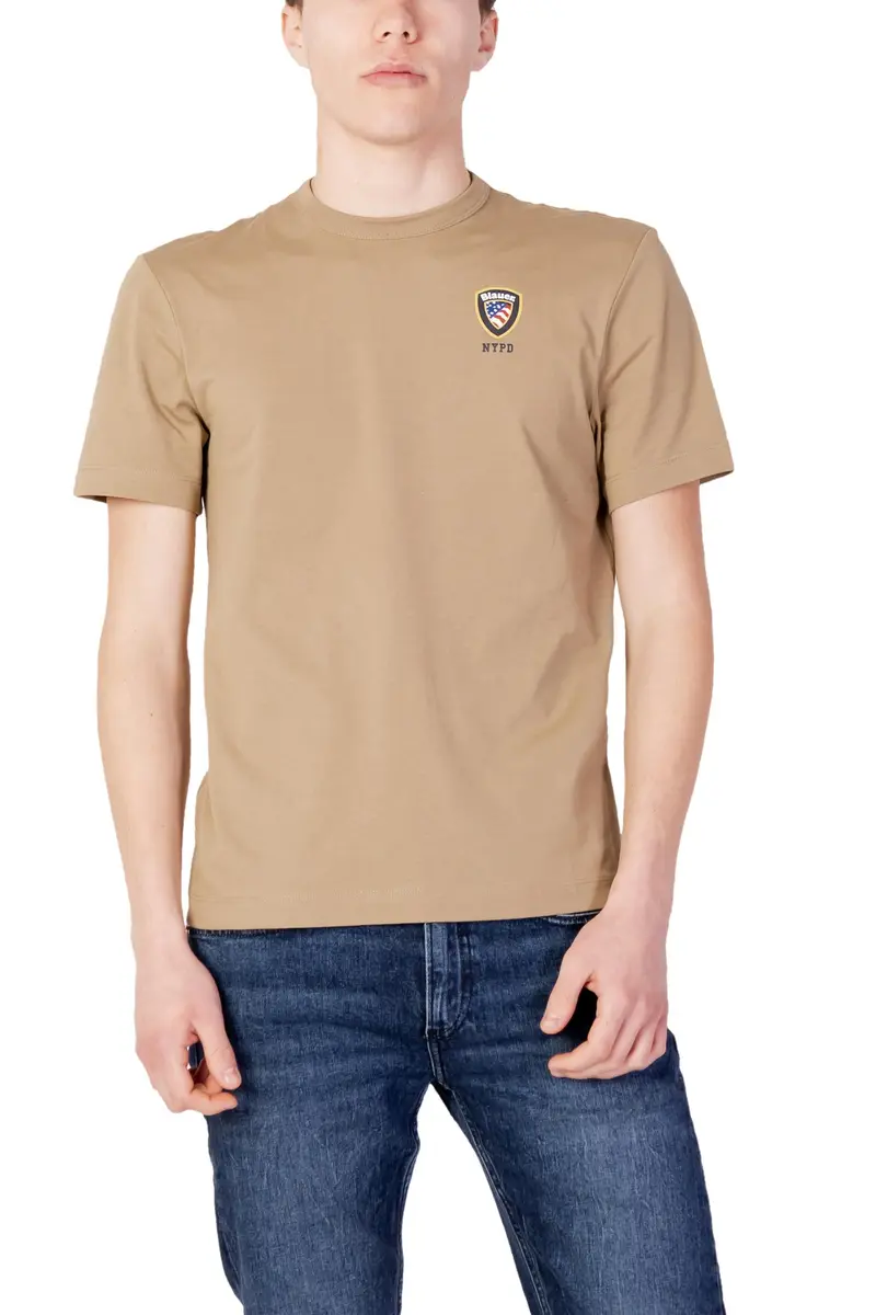 Blauer T-Shirt Uomo Blauer 23SBLUH02097 beige  Beige
