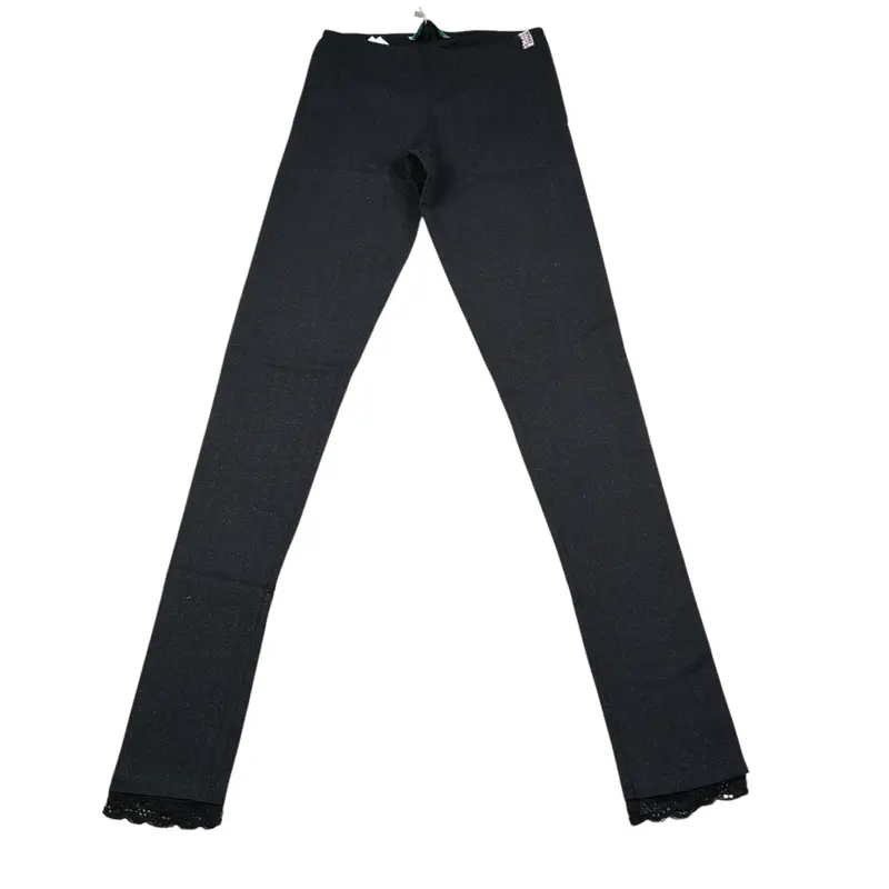 Boboli Leggins tinta unita Brillantinato Nero per Bambina