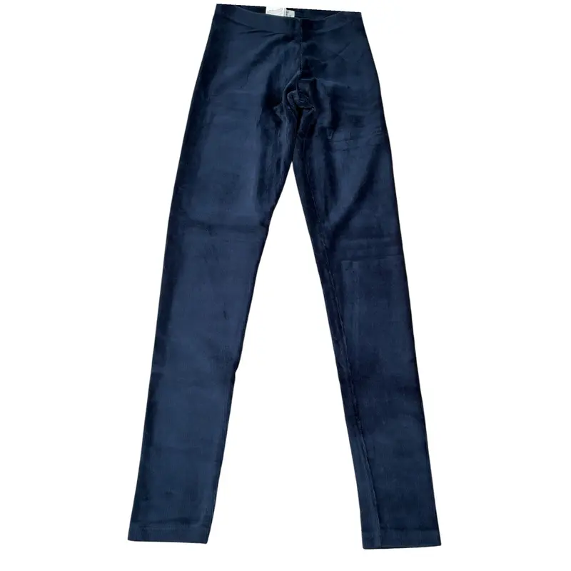 Boboli Leggins tinta unita In Camoscio Blu per Bambina