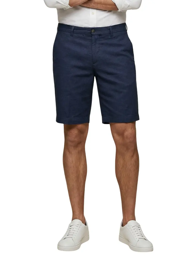 Borghese Bermuda Uomo Borghese 4SBE61 LN01 blue  blue