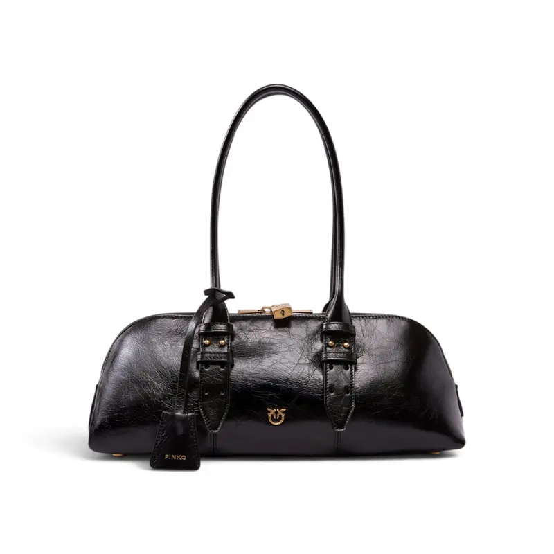 Borsa donna a mano grande Escape Bag Horizontal in pelle new shiny