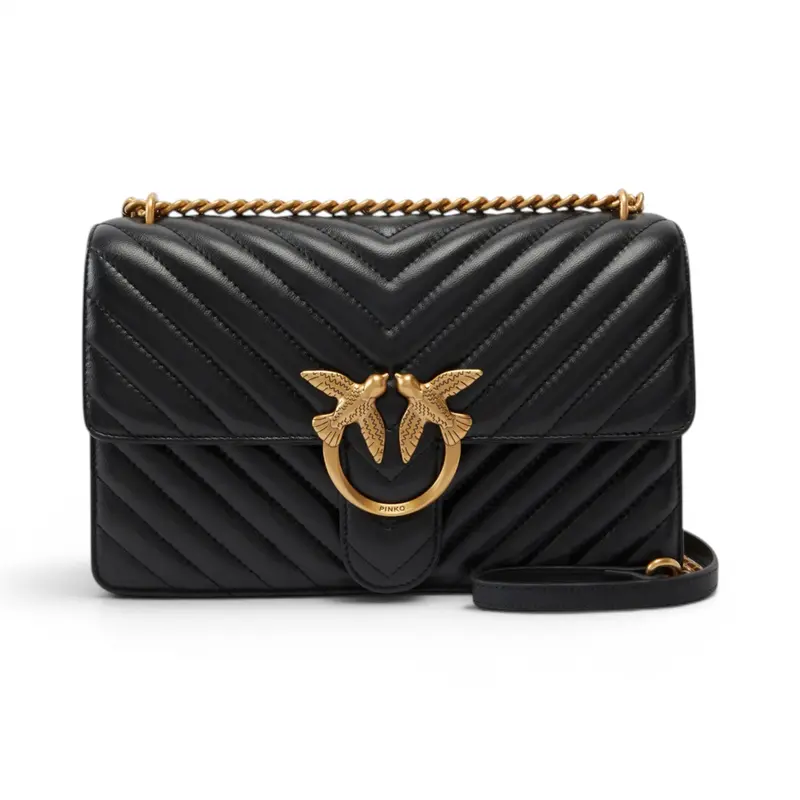 Borsa media a tracolla Love Bag One Chevron