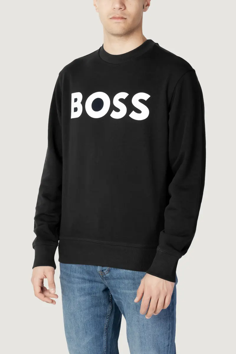 Boss Felpa Uomo Boss 50487133 black  Nero