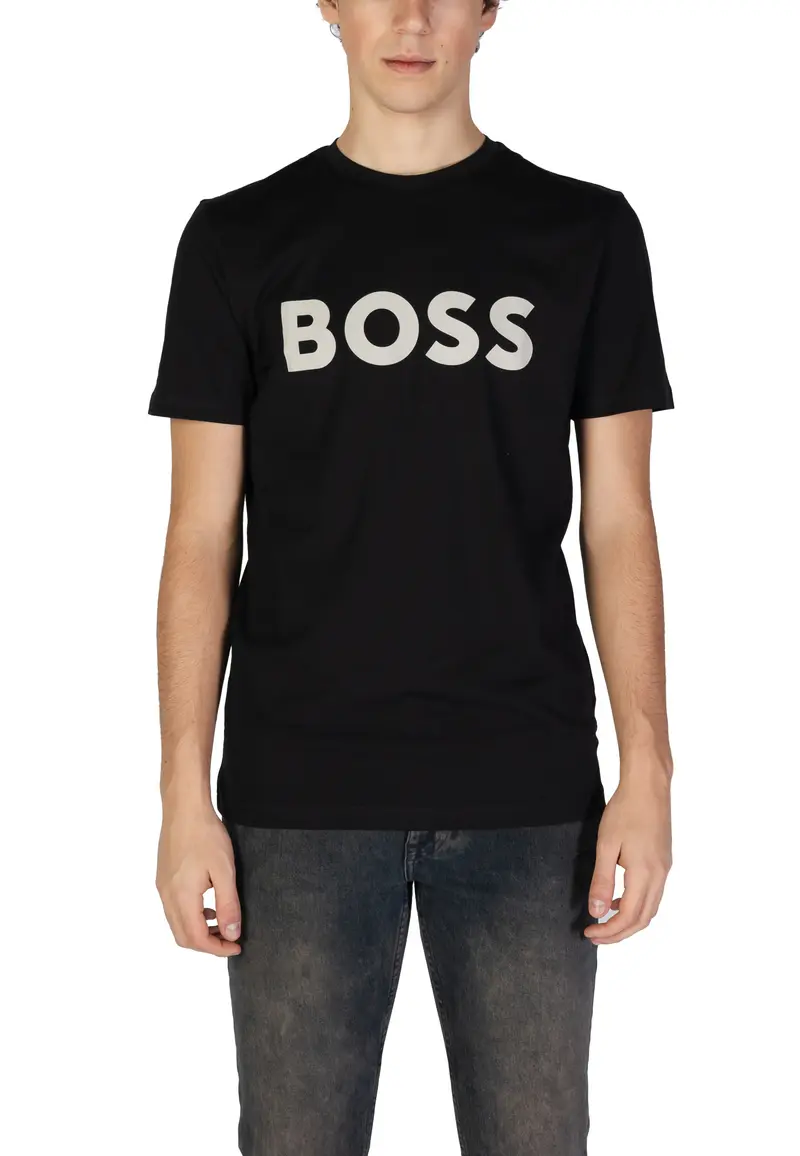 Boss T-Shirt Uomo Boss 50481923 black  Nero