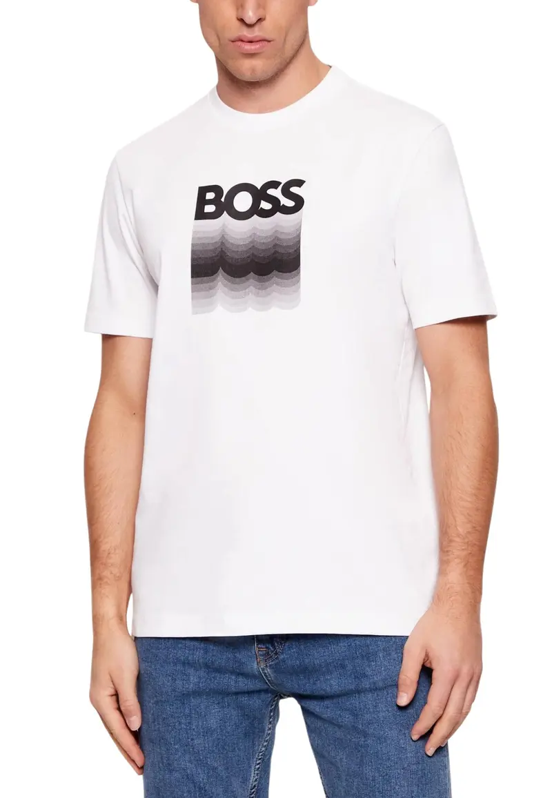 Boss T-Shirt Uomo Boss 50556009 white  white