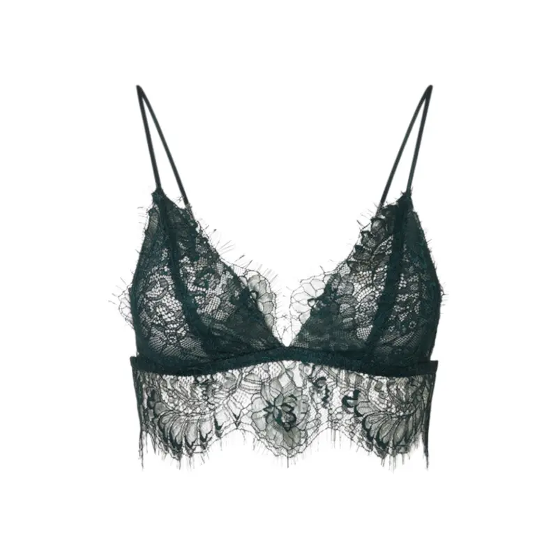 Bralette donna in pizzo chantilly