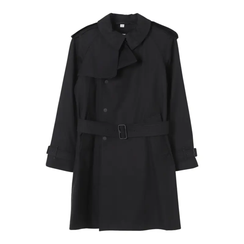 Burberry Cappotto Modello Trench tinta unita Nero per Bambina