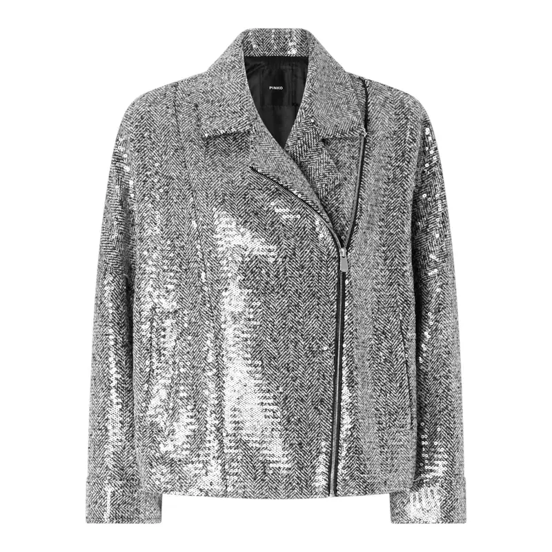 Caban donna con paillettes