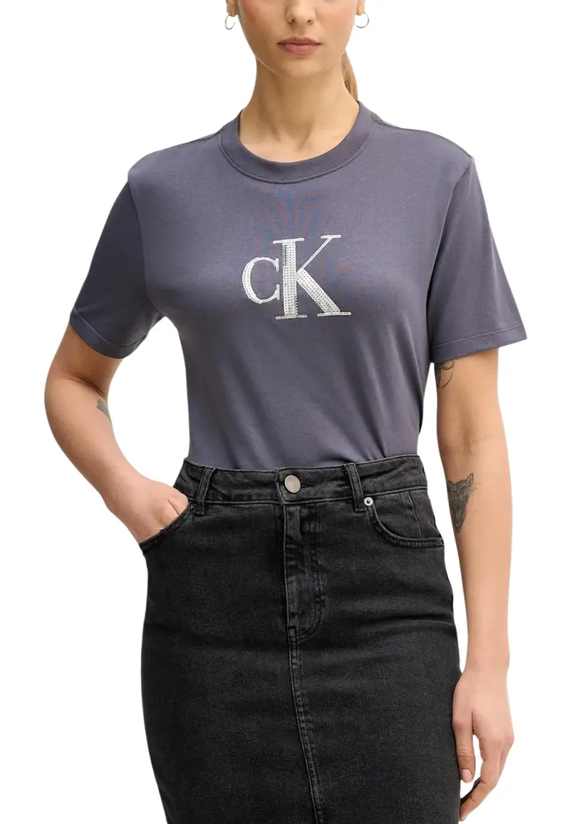 Calvin Klein Jeans T-Shirt Donna Calvin Klein Jeans LV044E215G grey grey